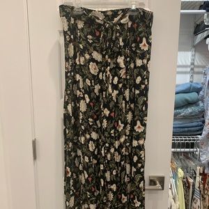 AE Floral Highwaisted Soft Pants with Tie